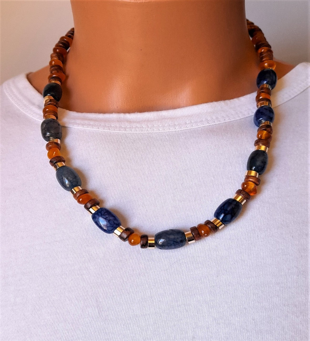 Akik Kehribar Ud Ağacı Nazar Ve Koruması Kolye Bileklik Seti