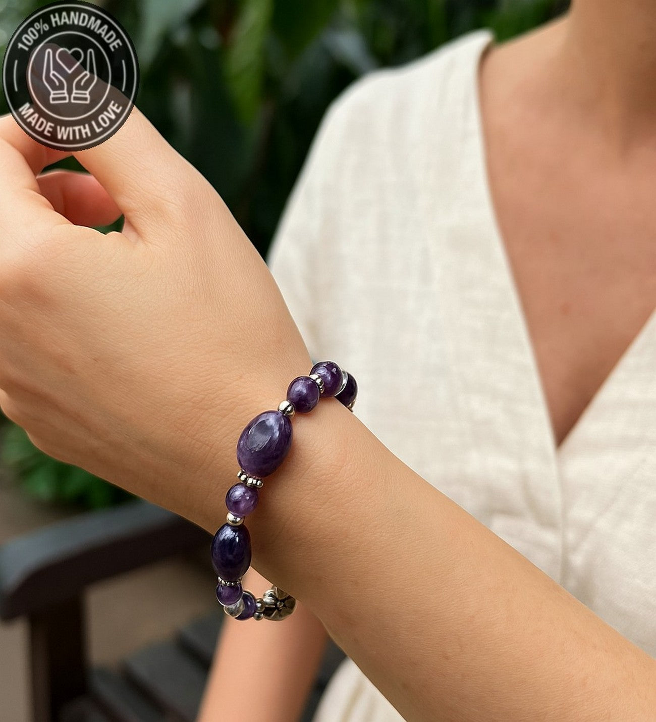 Ametist Nazardan Koruma Ve Huzur Için Bileklik