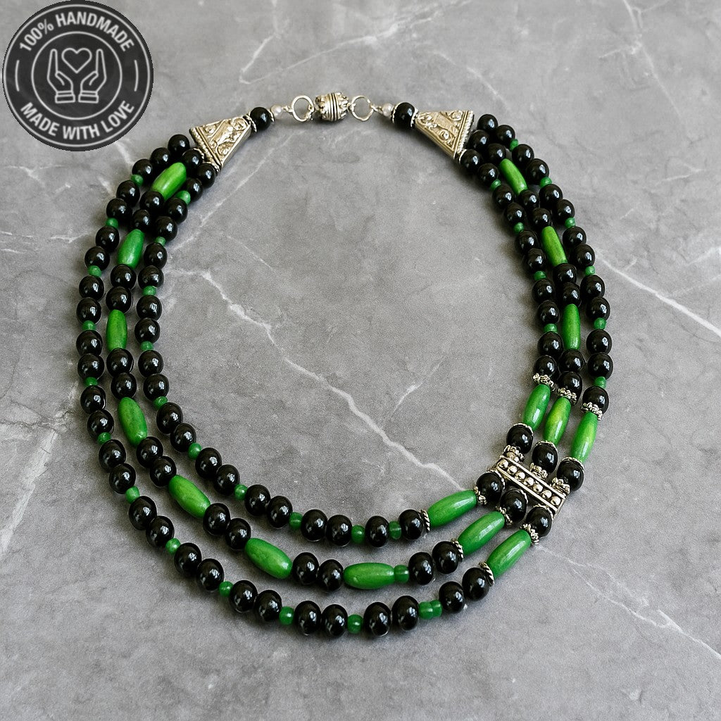 Nazar Koruması , Güç Ve Doğallık İçin Oniks Ahşap Kolye