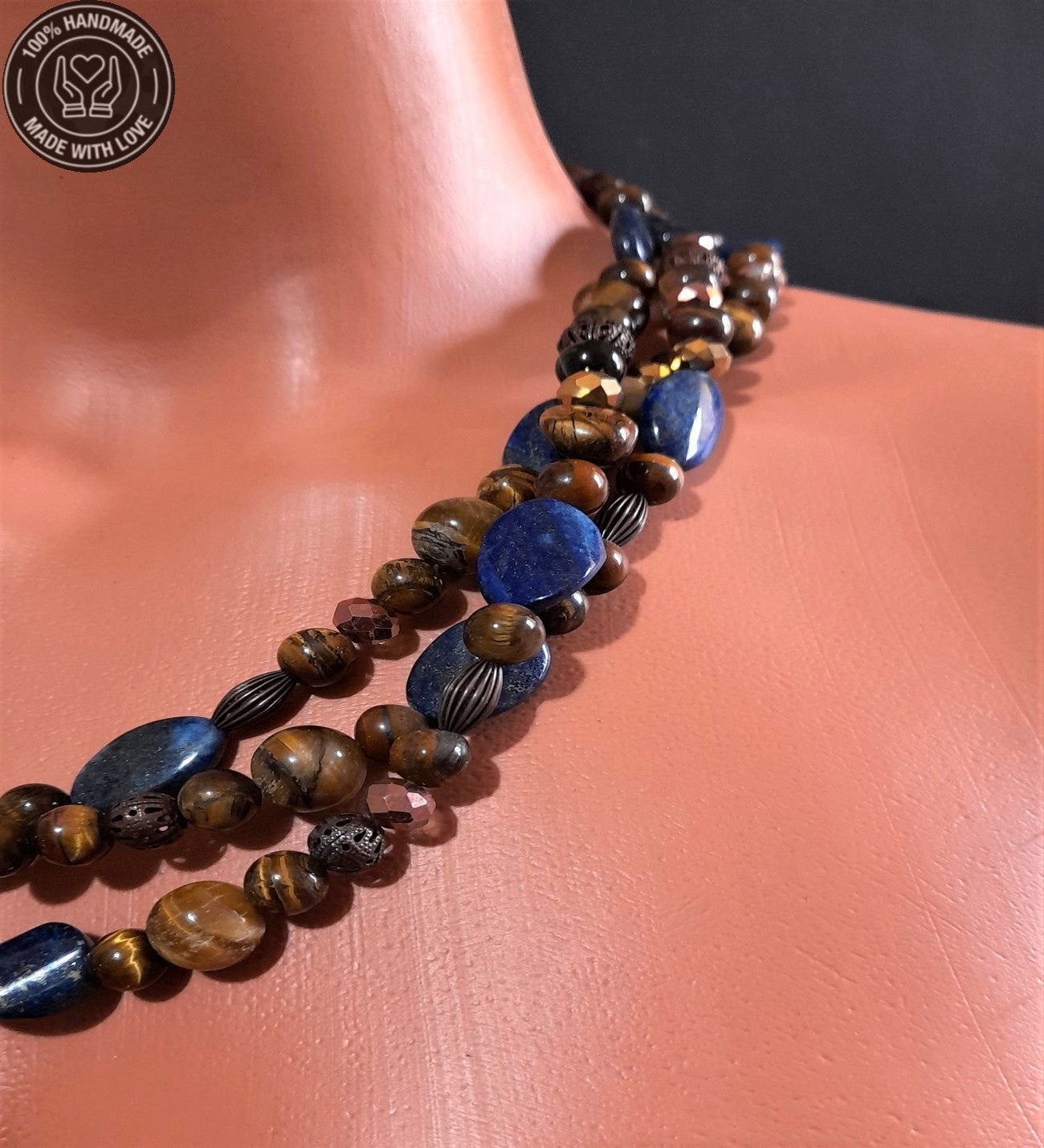 Lapis Kaplan Gözü Odaklanma, Cesaret Ve Nazardan Koruma Kolyesi