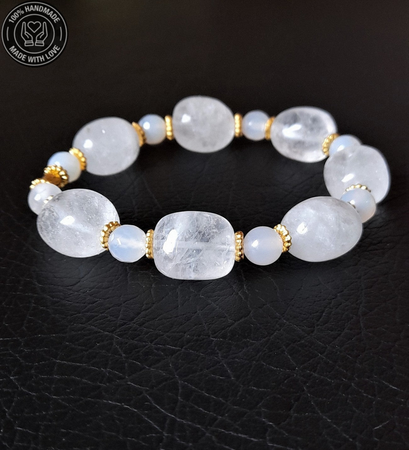 Dumanlı Kuvars Negatif Enerji Kalkanı Stres Savar Elit Bileklik