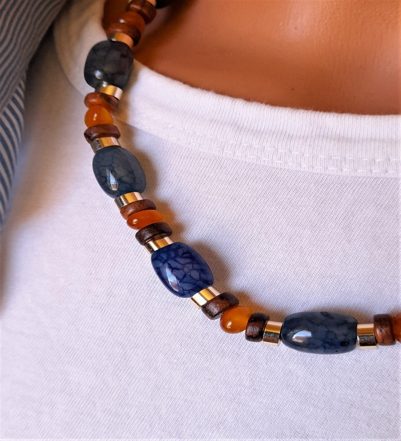 Akik Kehribar Ud Ağacı Nazar Ve Koruması Kolye Bileklik Seti