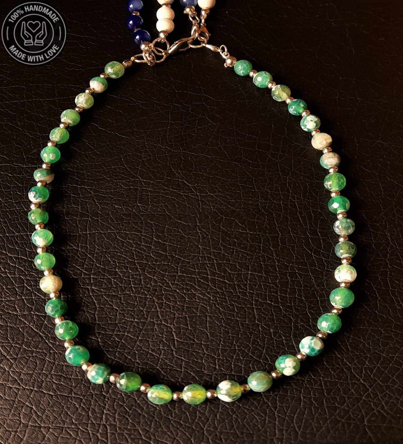 Ayrılabilen Üç Sıralı Kolye - Akik Havlit