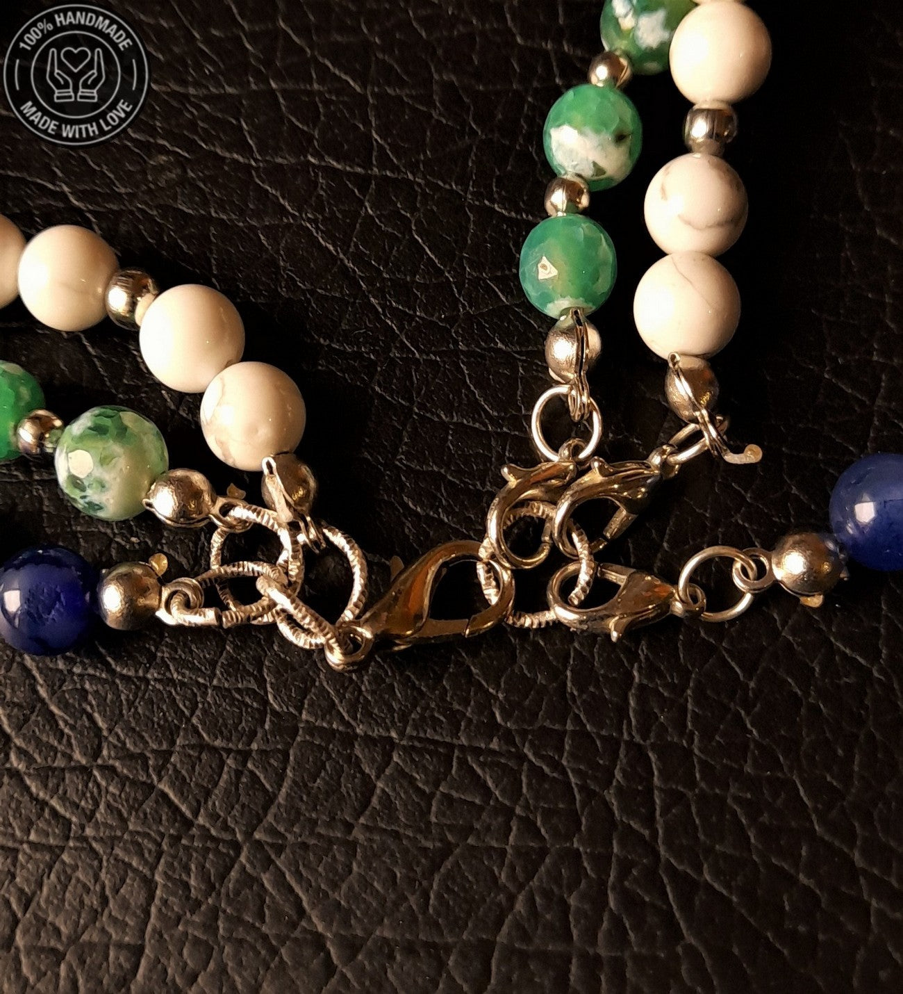 Ayrılabilen Üç Sıralı Kolye - Akik Havlit