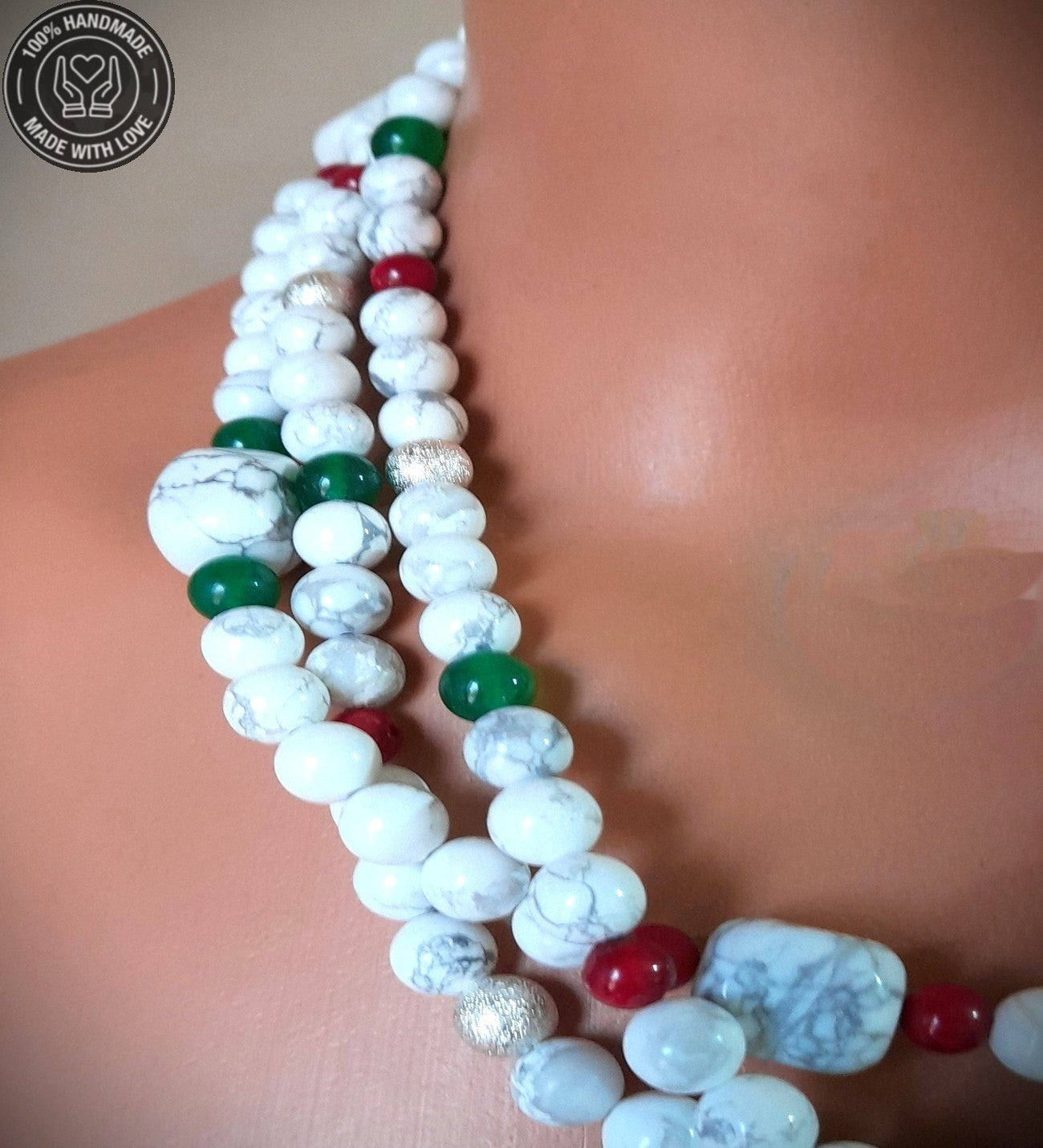 Havlit 3 Sıralı Pozitif Enerji Şifa Ve Denge Için Premium Kolye