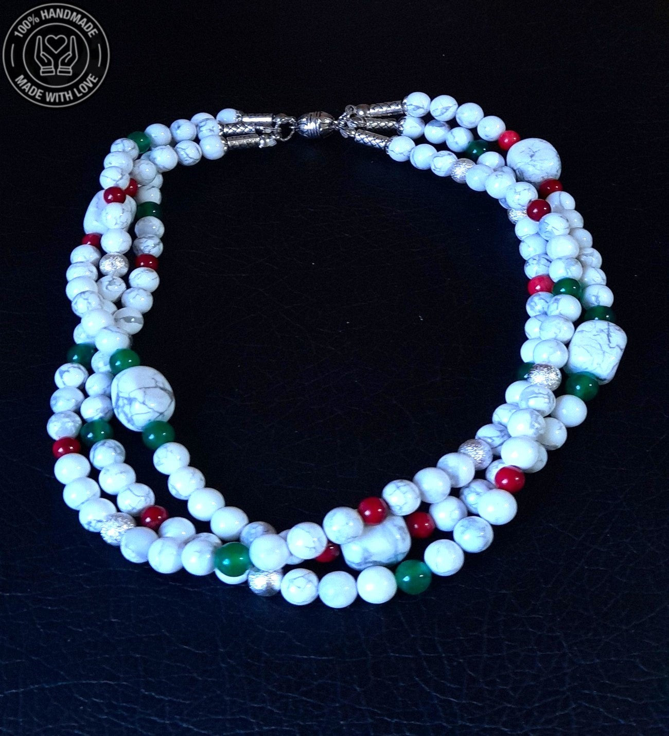 Havlit 3 Sıralı Pozitif Enerji Şifa Ve Denge Için Premium Kolye