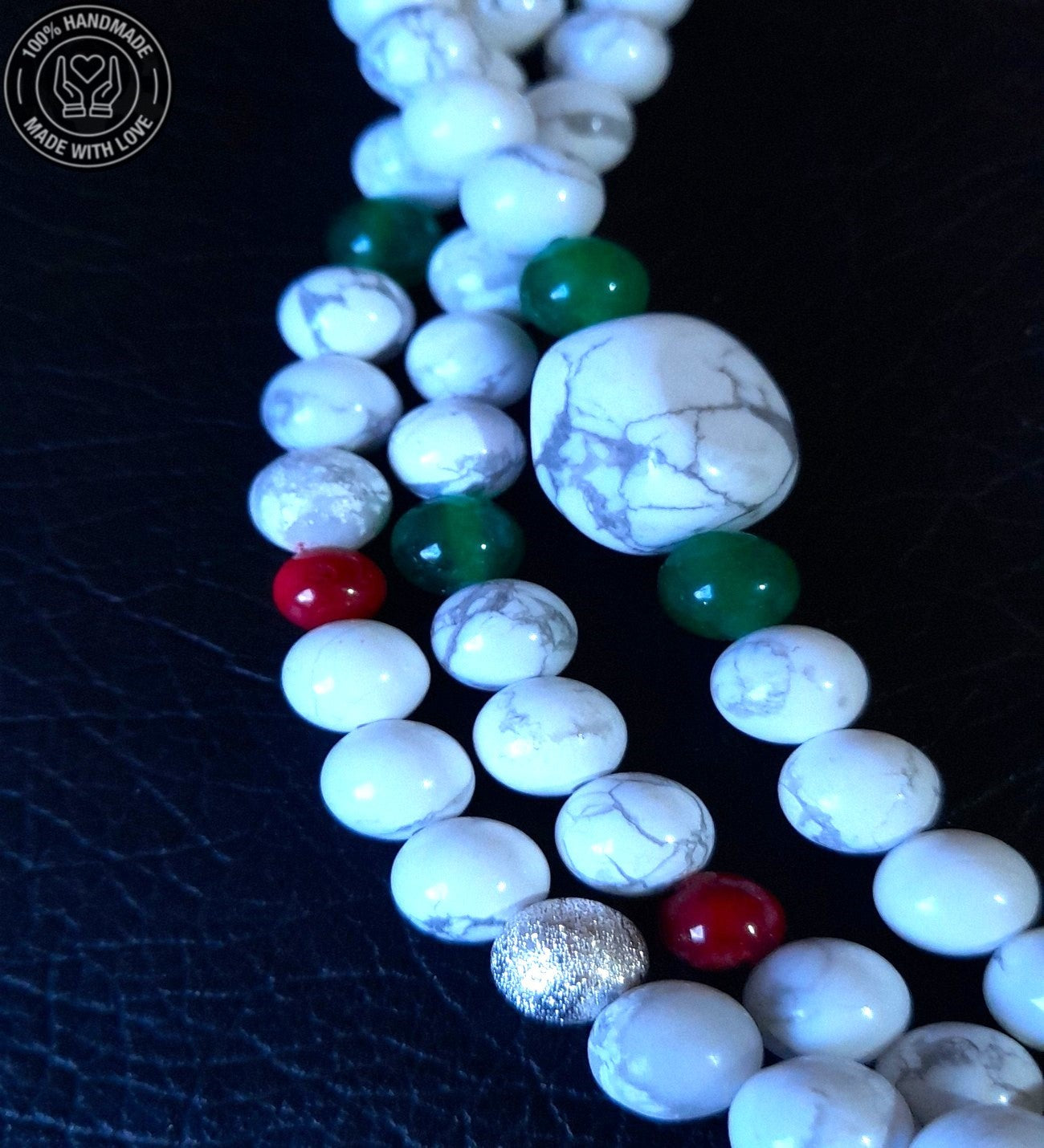 Havlit 3 Sıralı Pozitif Enerji Şifa Ve Denge Için Premium Kolye