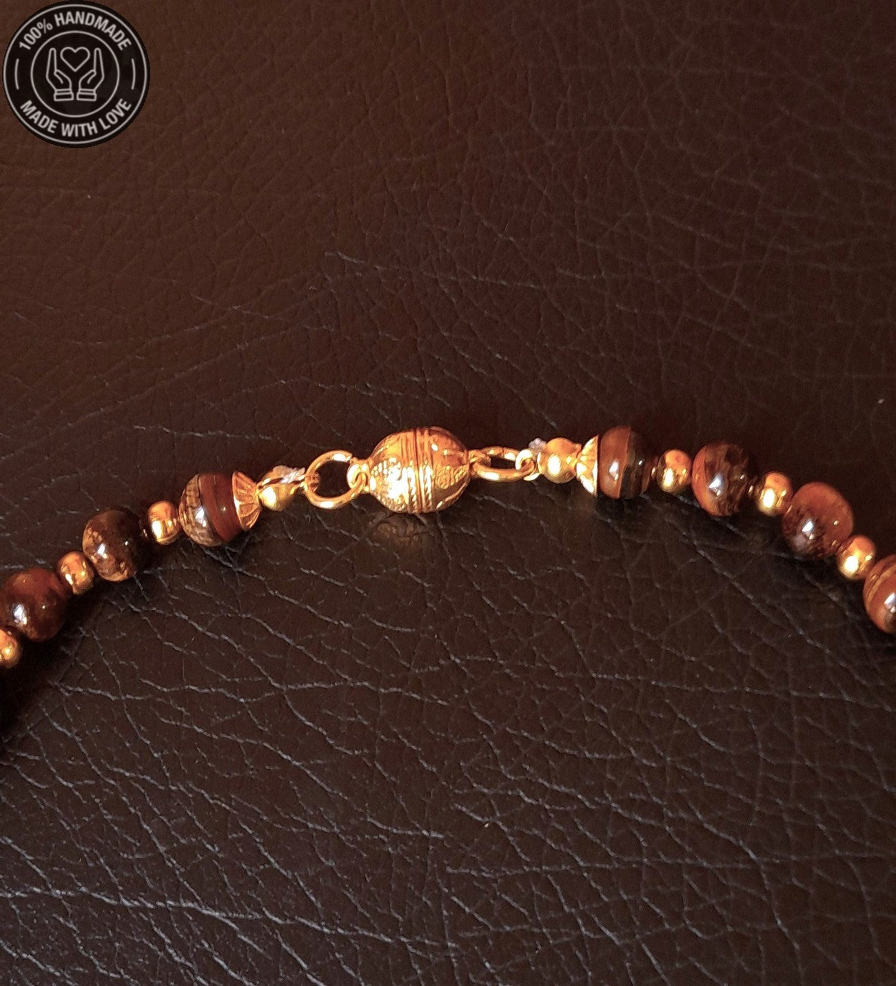 Kaplan Gözü 2 Sıralı Odaklanma Ve Nazardan Koruma Kolye Bileklik Seti