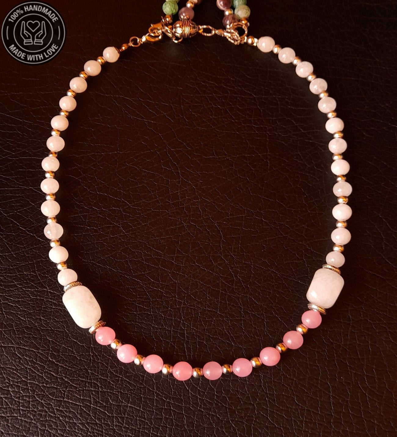 Ametist Kuvars Akik 3 Sıralı Ayrılabilen Negatif Enerji Kalkanı Nazar Koruması Premium Kolye