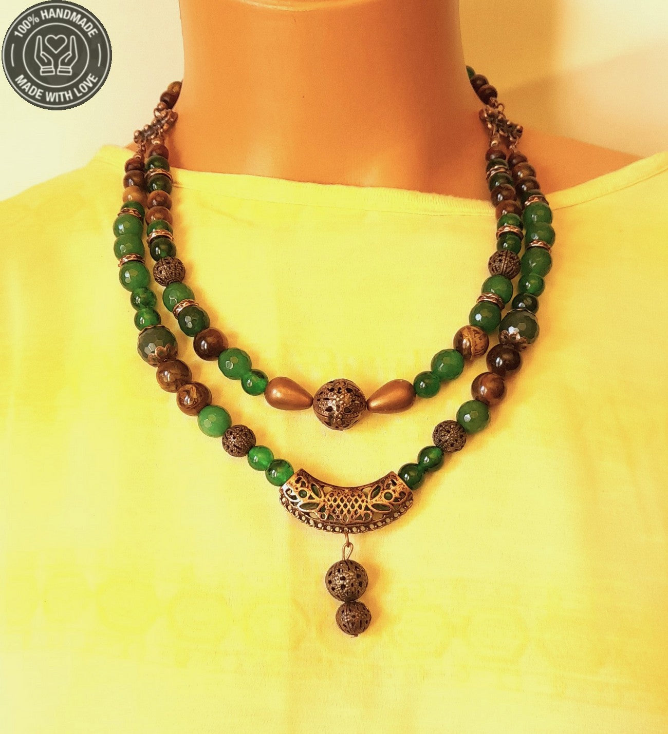 Ceyt Ve Kaplan Gözü Denge, Uyum Ve Şifa Takı Seti