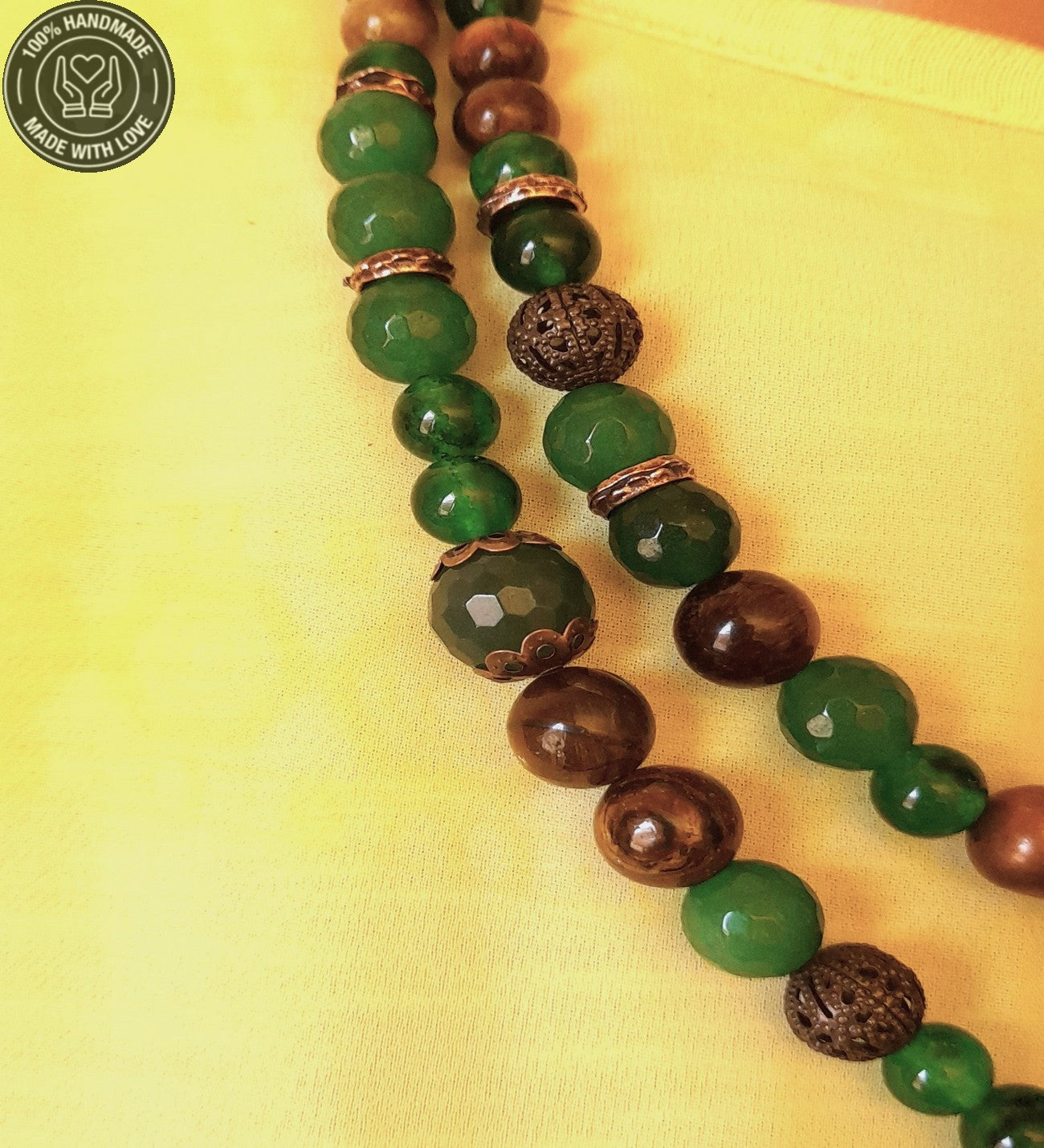 Ceyt Ve Kaplan Gözü Denge, Uyum Ve Şifa Takı Seti