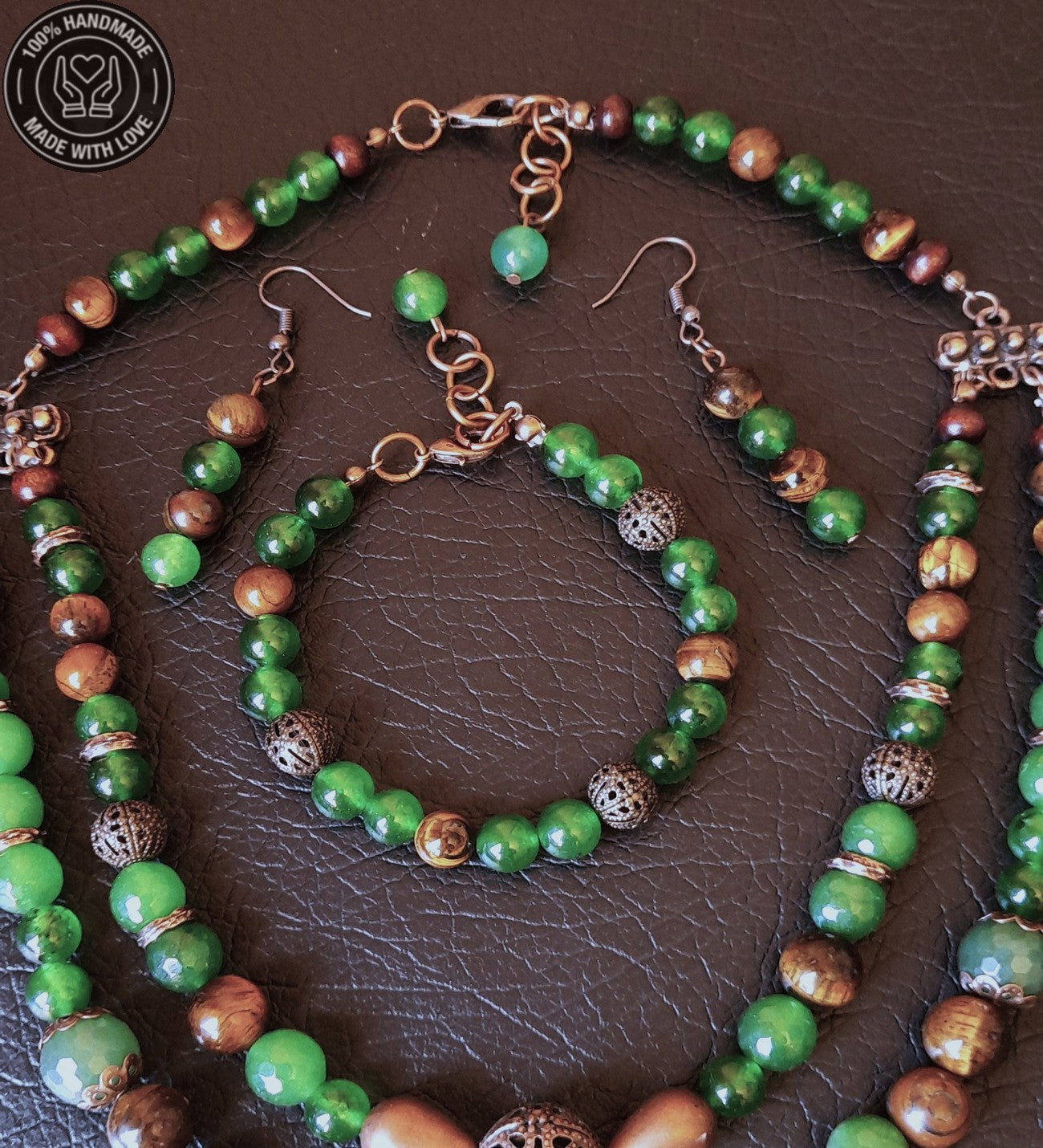 Ceyt Ve Kaplan Gözü Denge, Uyum Ve Şifa Takı Seti