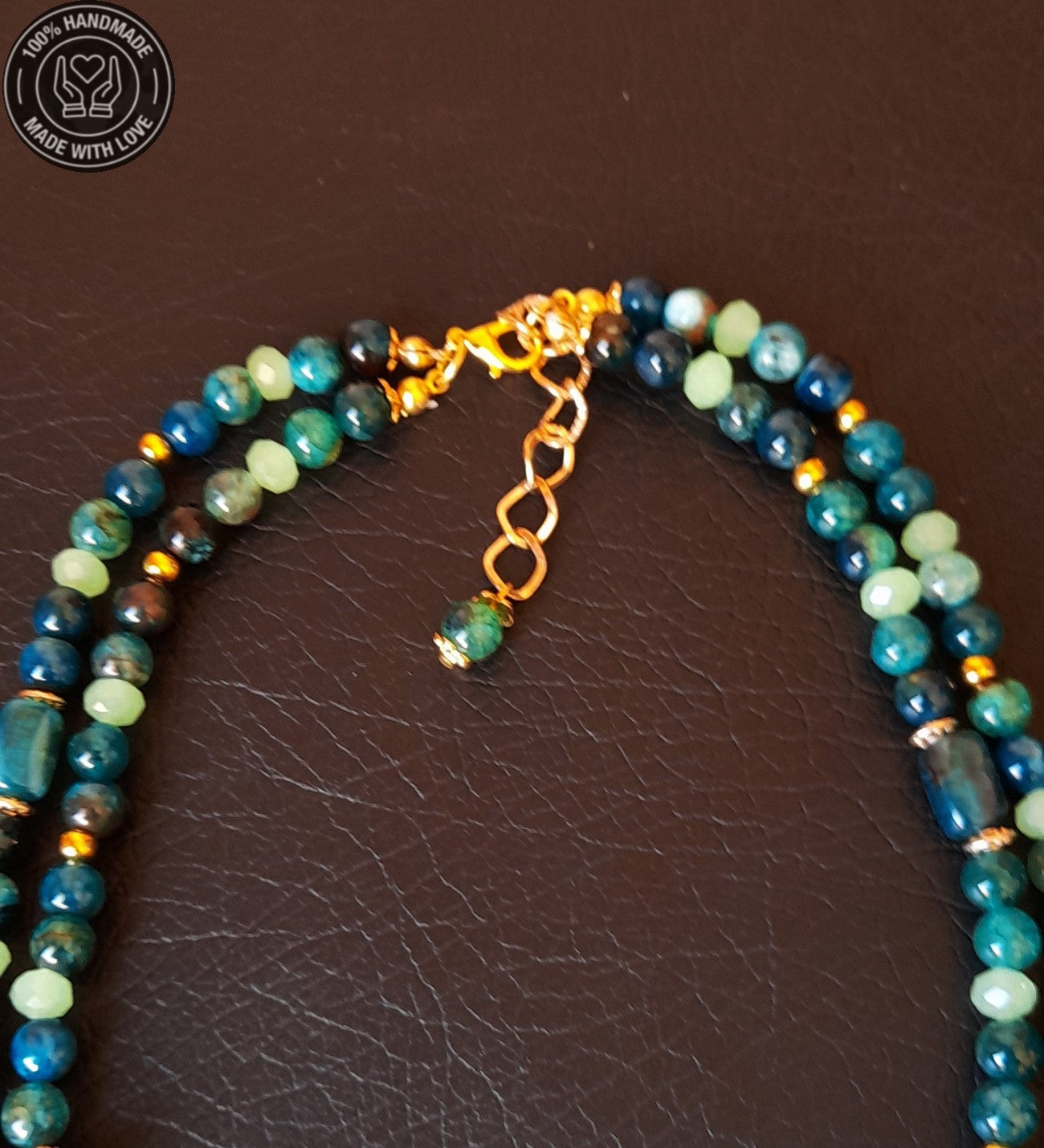 Akik 2 Sıralı Negatif Enerji Kalkanı Nazar Koruması Özel Seri Kolye