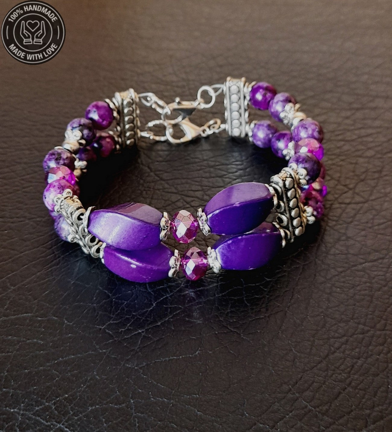 2 Sıralı Jasper Denge, Güç Ve Nazardan Korunma Bilekliği