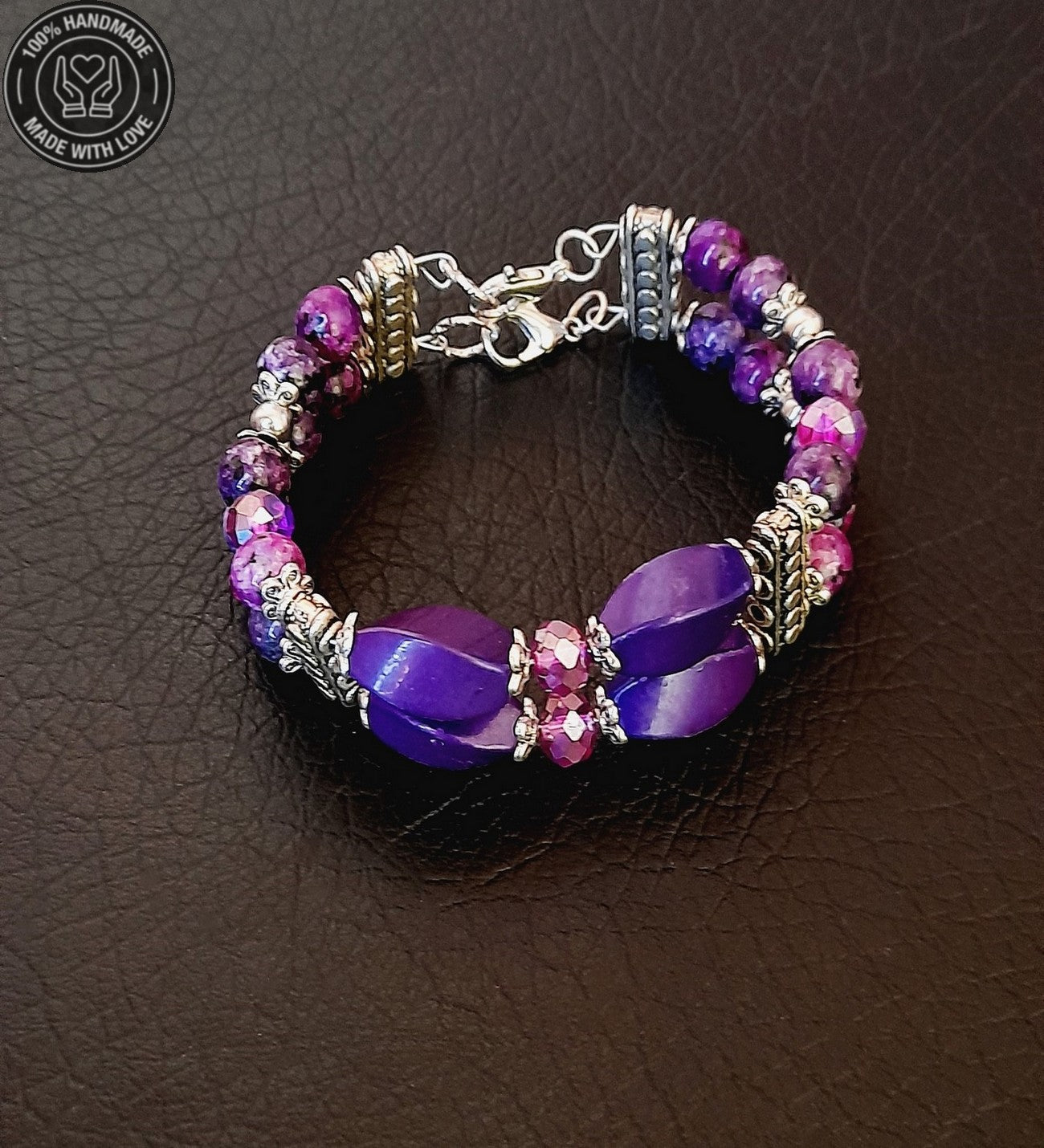 2 Sıralı Jasper Denge, Güç Ve Nazardan Korunma Bilekliği