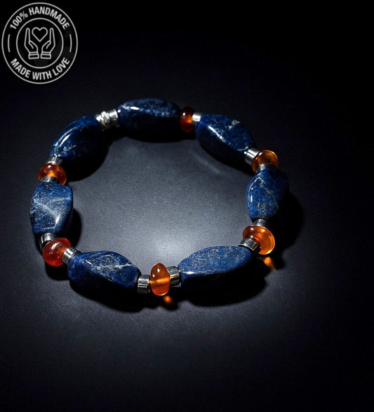 Lapis Kehribar Pozitif Enerji, Netlik Ve Bilgelik Bilekliği