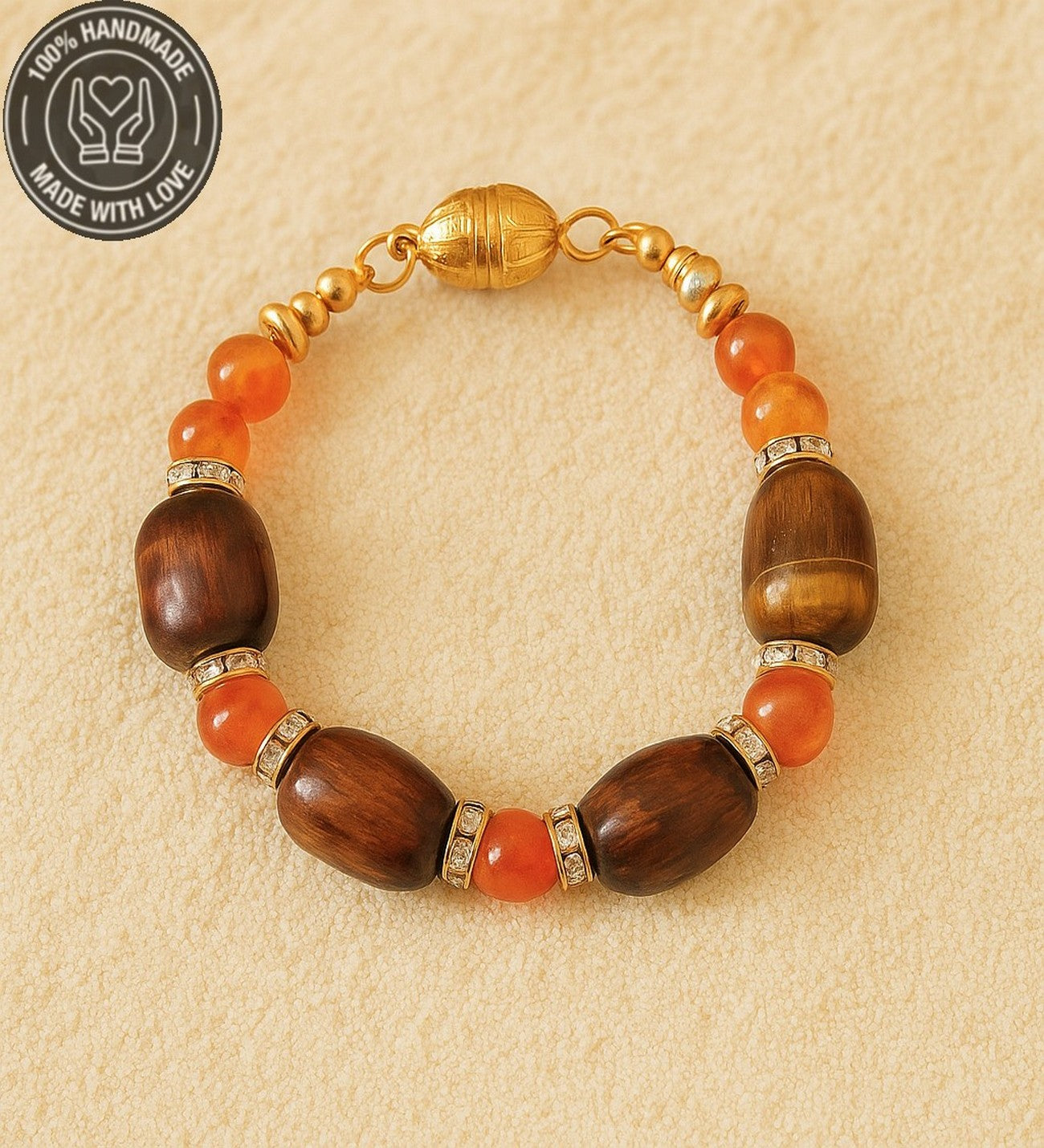 Kaplan Gözü Akik Cesaret Ve Nazardan Koruma Bilekliği