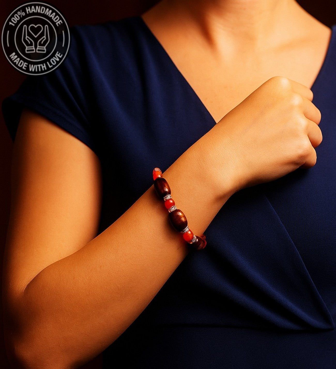 Kaplan Gözü Akik Cesaret Ve Nazardan Koruma Bilekliği