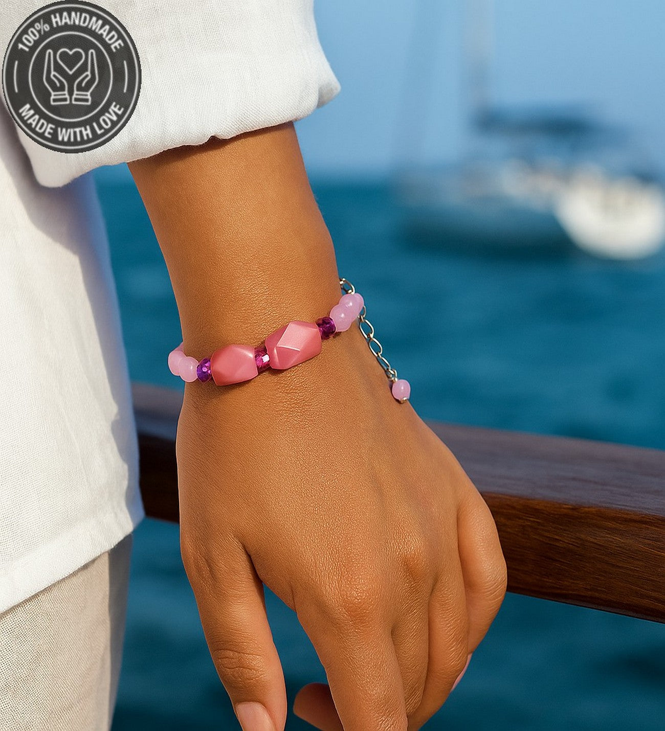 Sedef Kuvars Huzur Ve Şifa Bilekliği