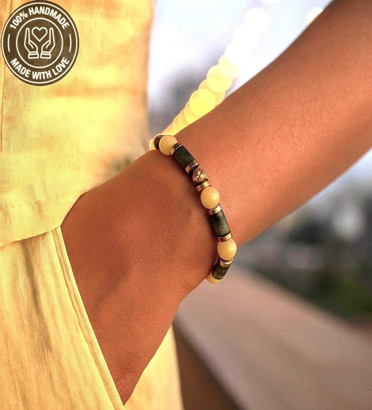 Ceyt Hematit Denge, Güç Ve Nazardan Korunma Bilekliği