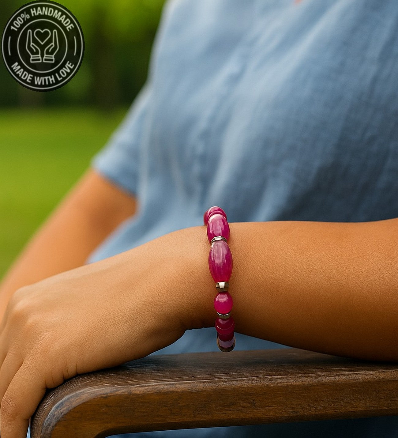 Akik Hematit Bileklik