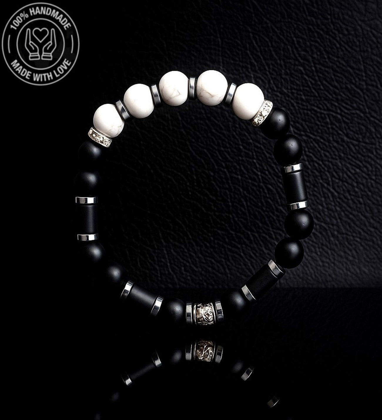 Havlit Oniks Hematit Nazara Karşı Etkili Sakinlik Ve Huzur Bilekliği