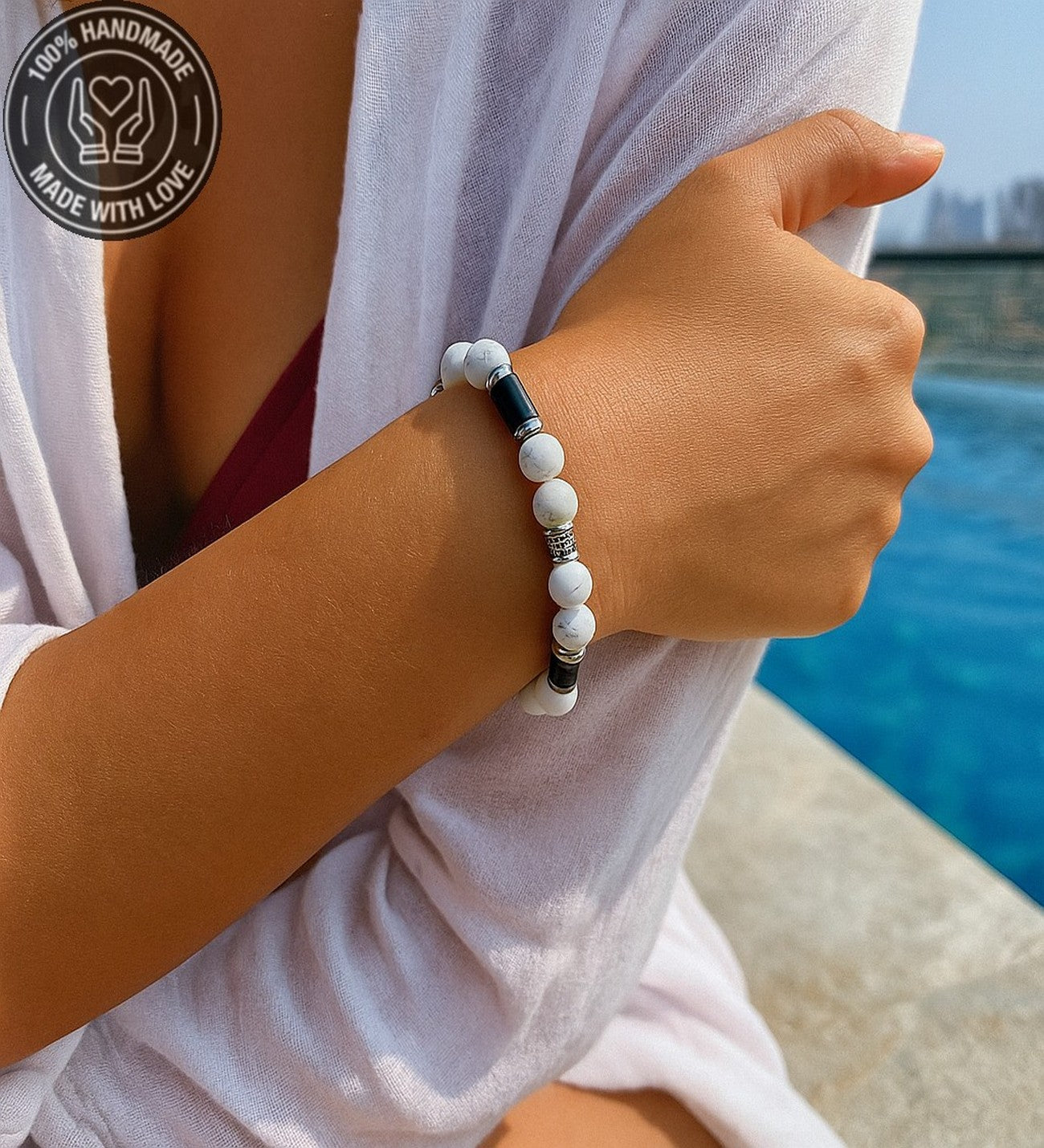 Havlit Oniks Güç Denge Ve Nazara Karşı Koruma Bilekliği