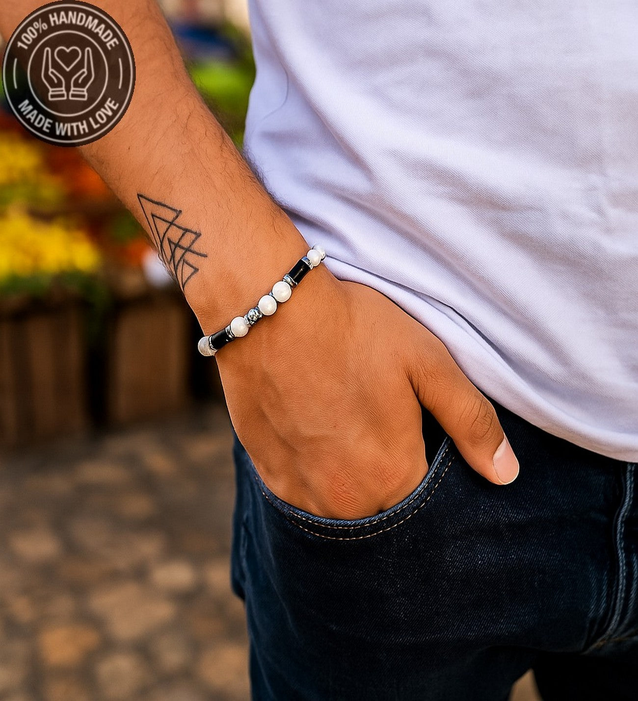 Havlit Oniks Güç Denge Ve Nazara Karşı Koruma Bilekliği