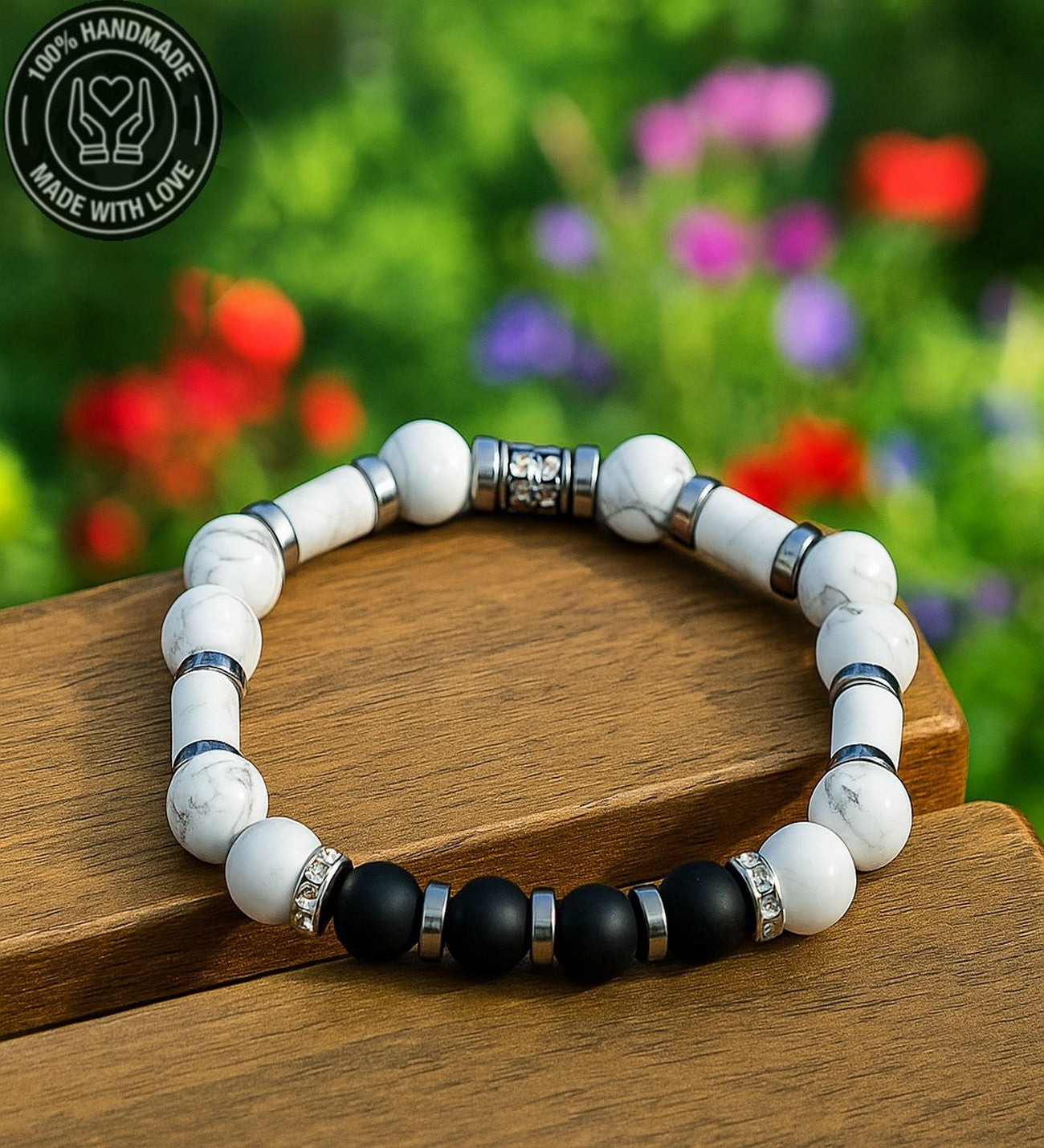 Havlit Oniks Hematit Huzur Sakinlik Ve Nazara Karşı Koruma Bilekliği