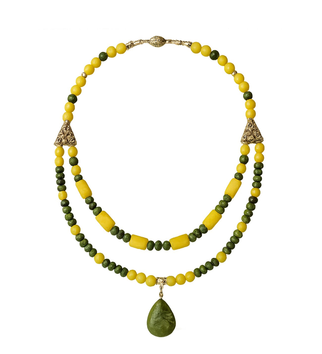 Peridot Jasper Stres Kalkanı Denge Kolyesi