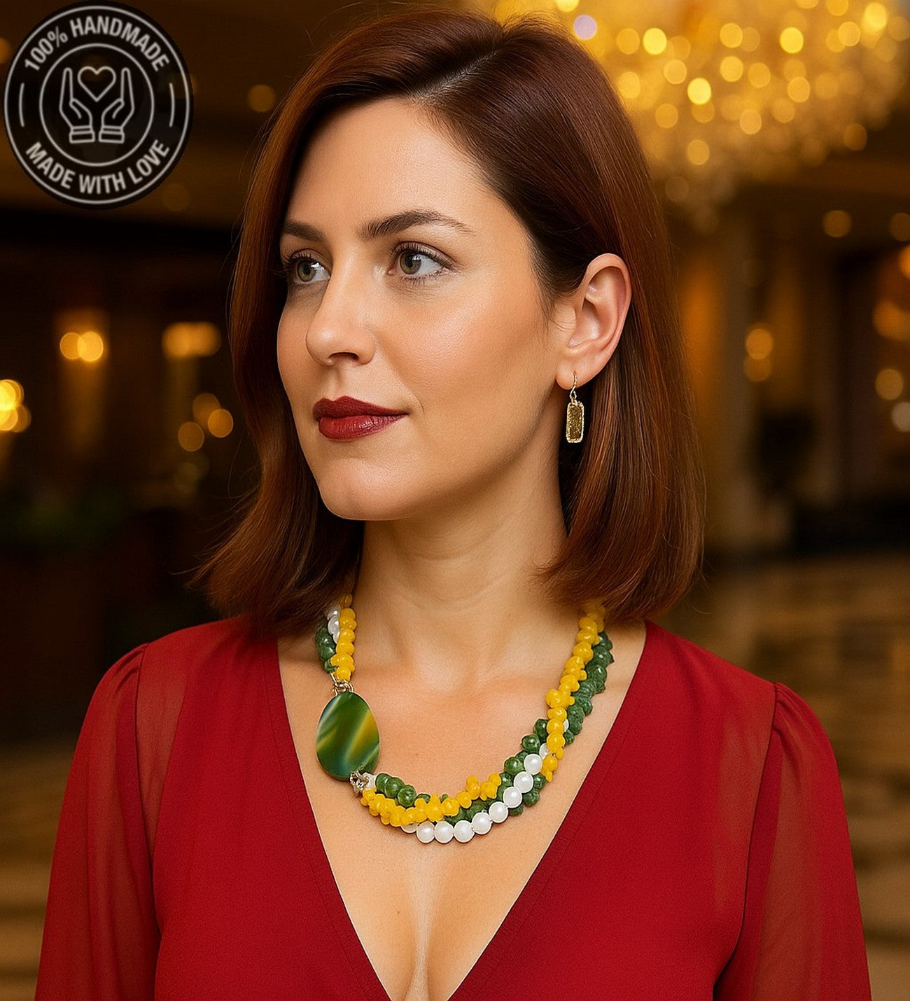 Akik Aventurin Kolye