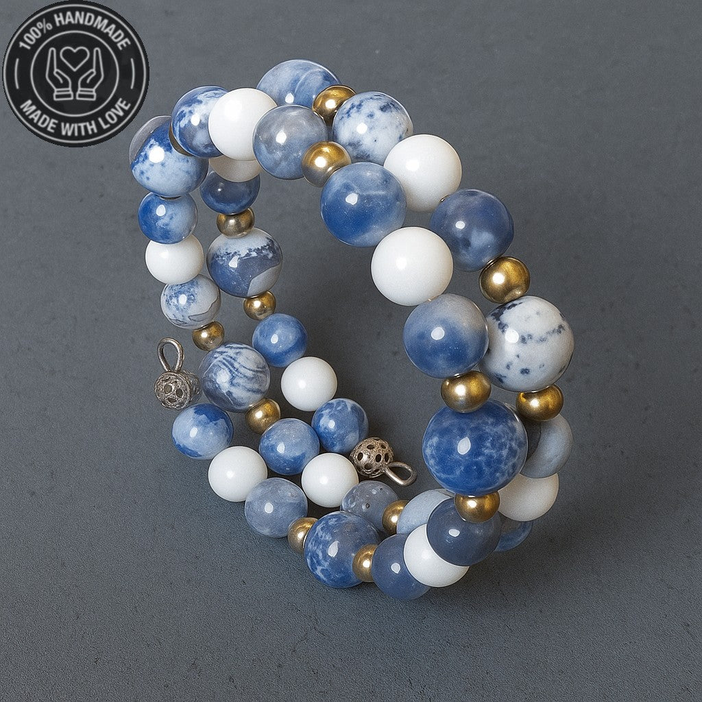 Akik Iki Sıralı Negatif Enerji Ve Nazar Koruması Bileklik