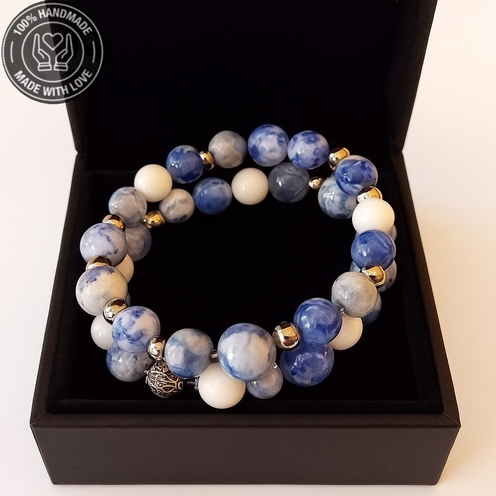 Akik Iki Sıralı Negatif Enerji Ve Nazar Koruması Bileklik