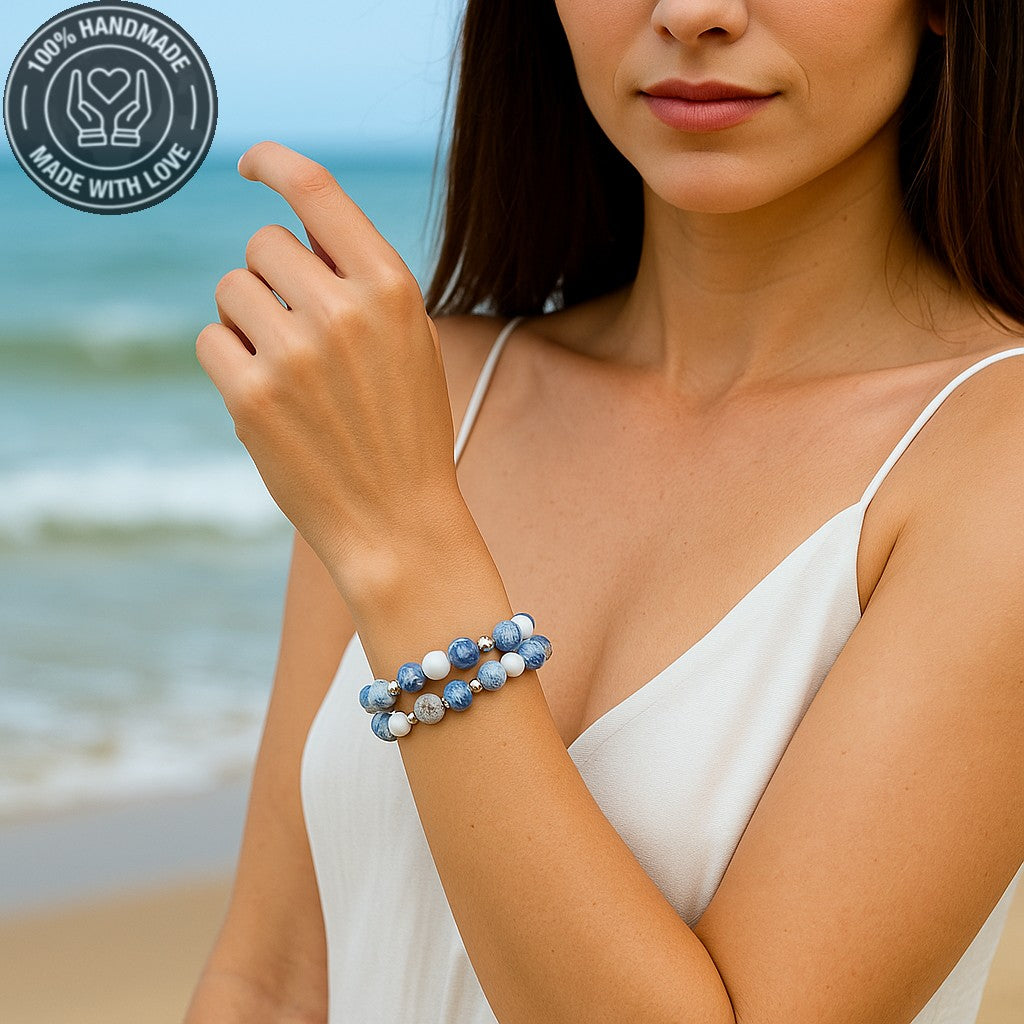 Akik Iki Sıralı Negatif Enerji Ve Nazar Koruması Bileklik