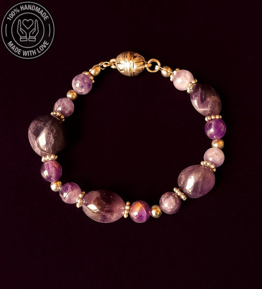 Ametist Nazardan Koruma Ve Huzur Için Bileklik