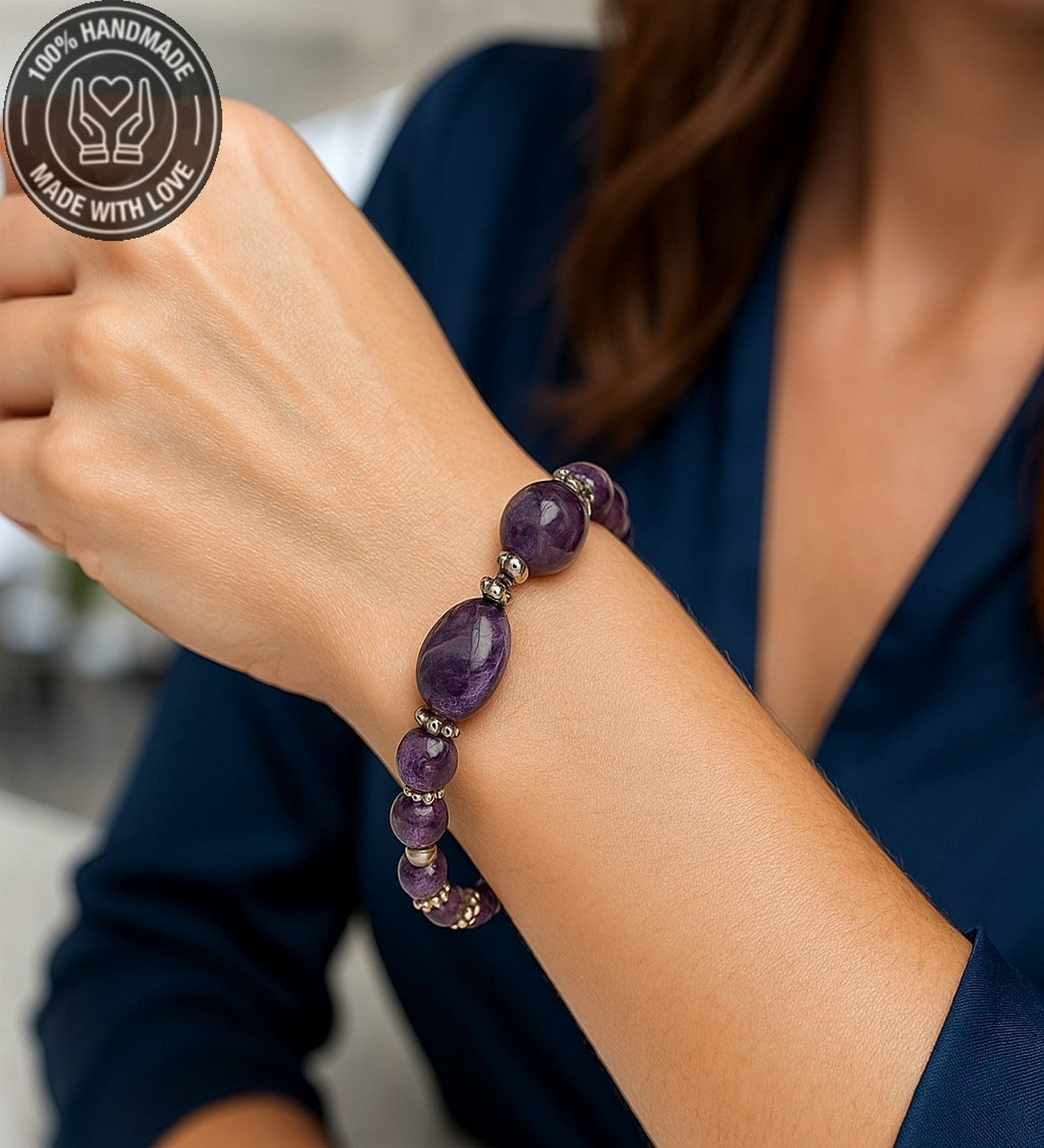 Ametist Nazardan Koruma Ve Huzur Için Bileklik