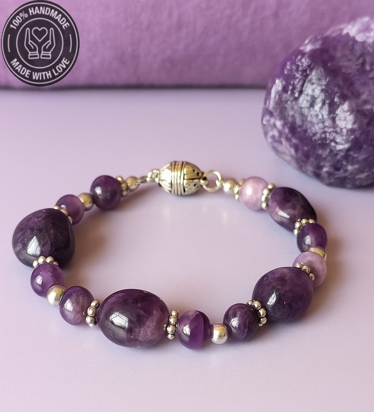 Ametist Nazardan Koruma Ve Huzur Için Bileklik