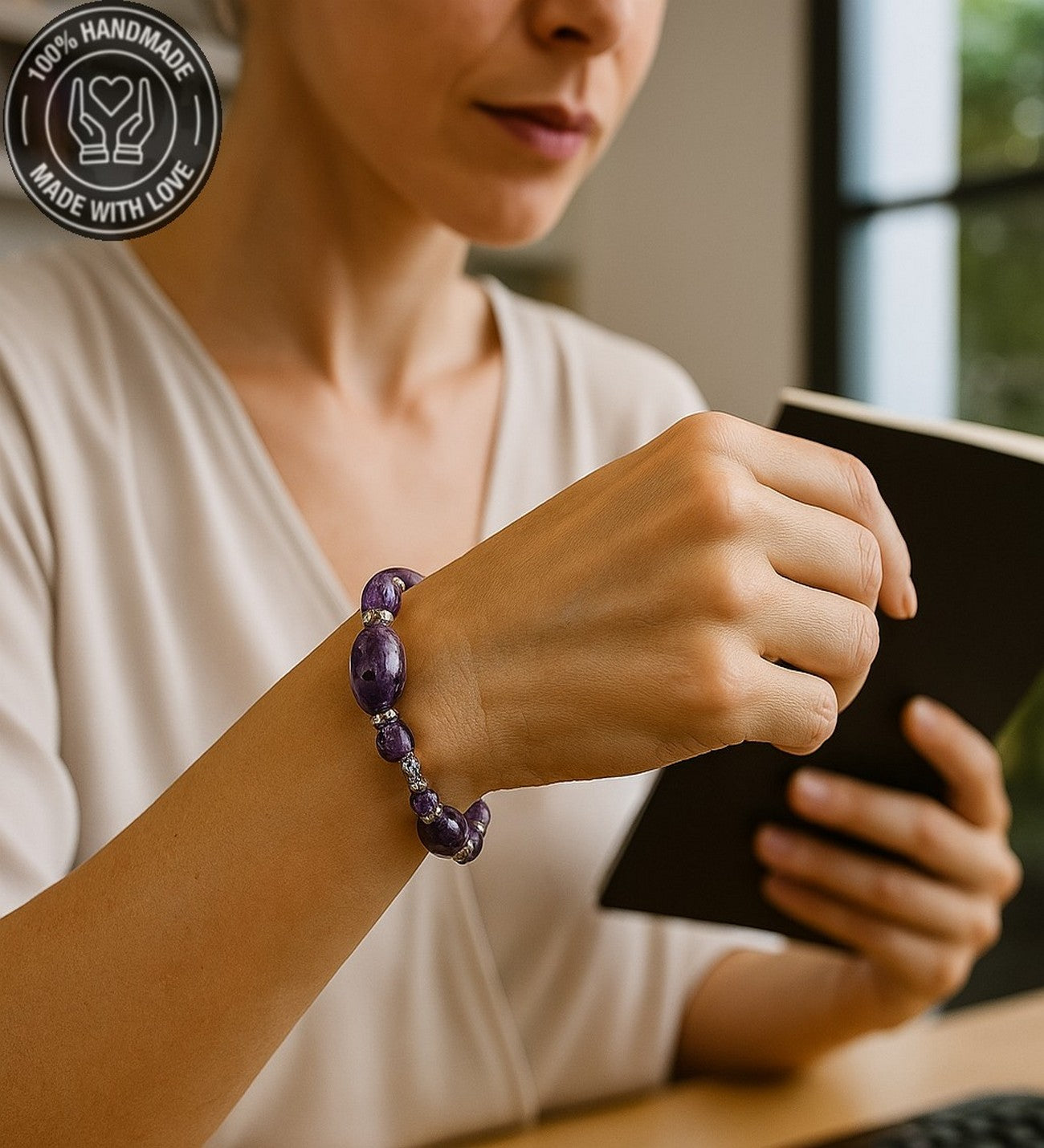 Ametist Nazardan Koruma Ve Huzur Için Bileklik