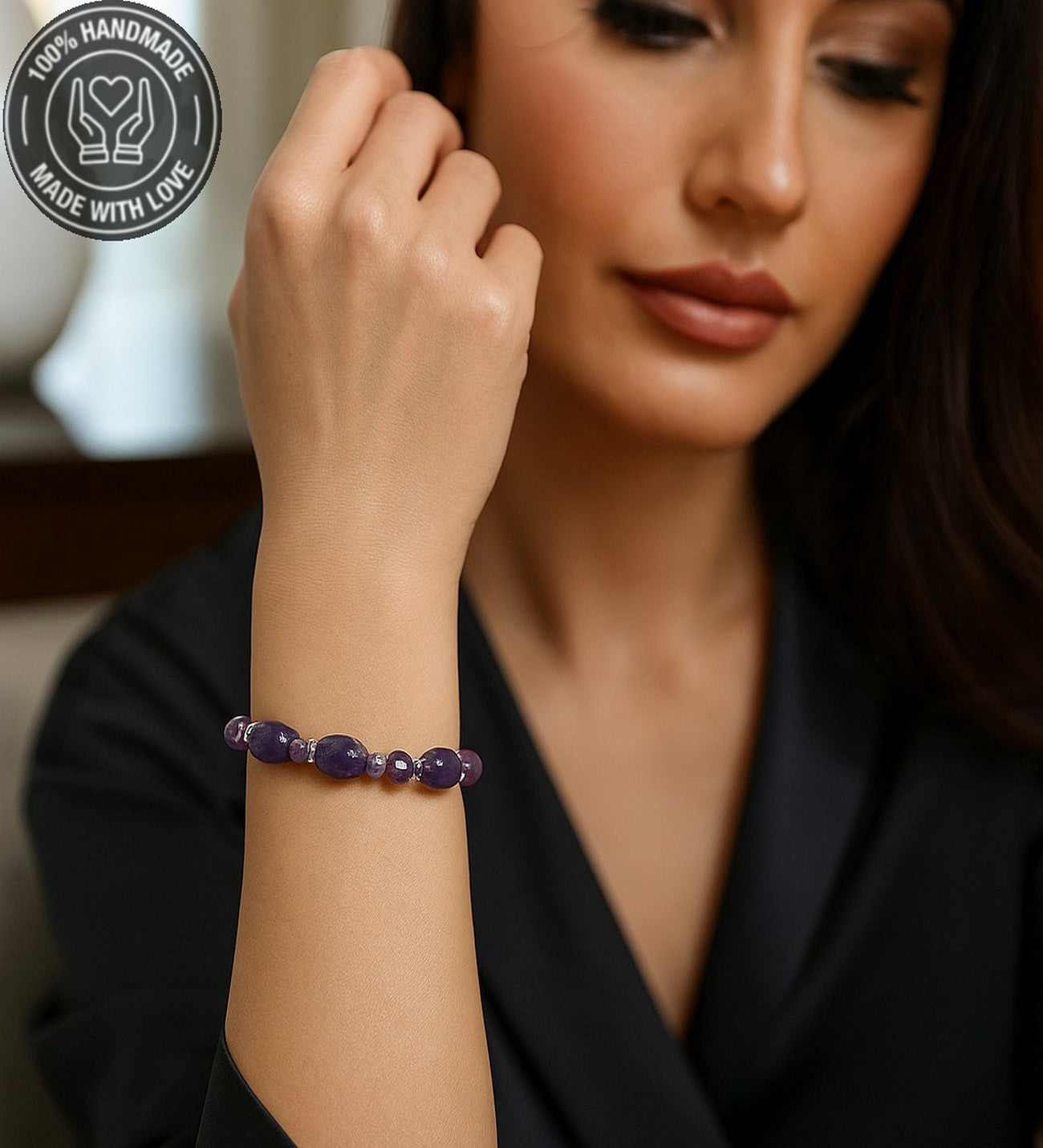 Ametist Nazardan Koruma Ve Huzur Için Bileklik