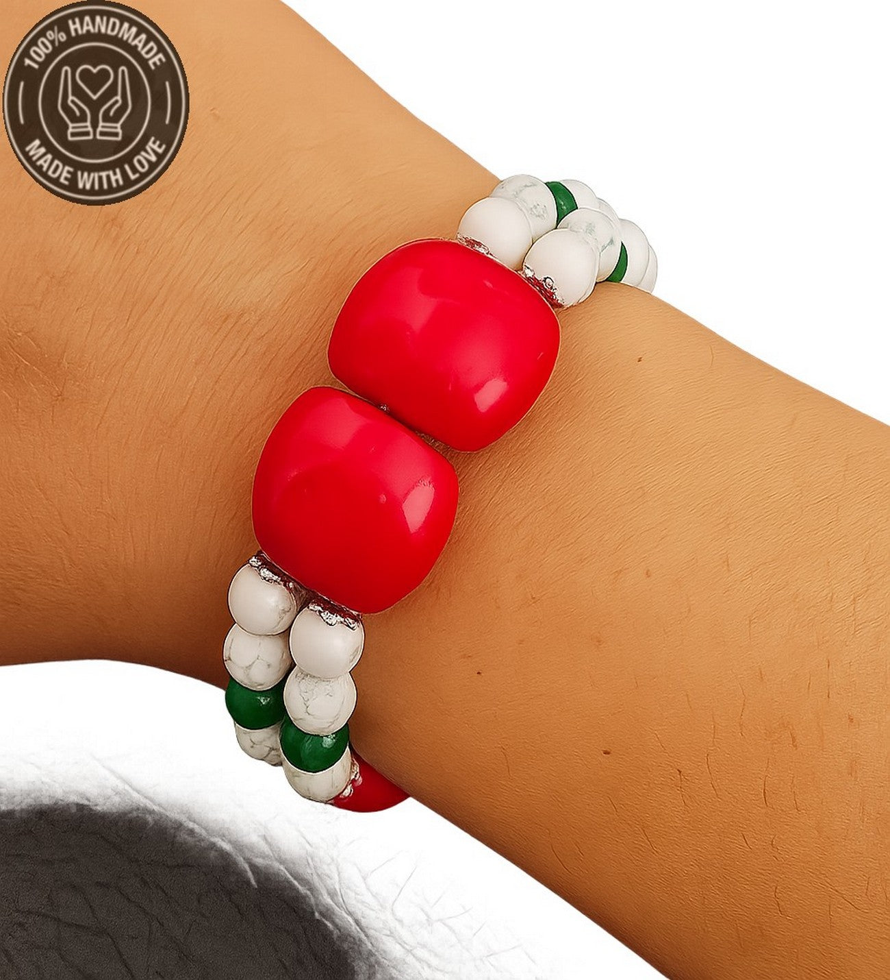 2 Sıralı Jasper Akik Havlit Nazardan Koruma Zihinsel Berraklık Ve Sakinlik Bilekliği