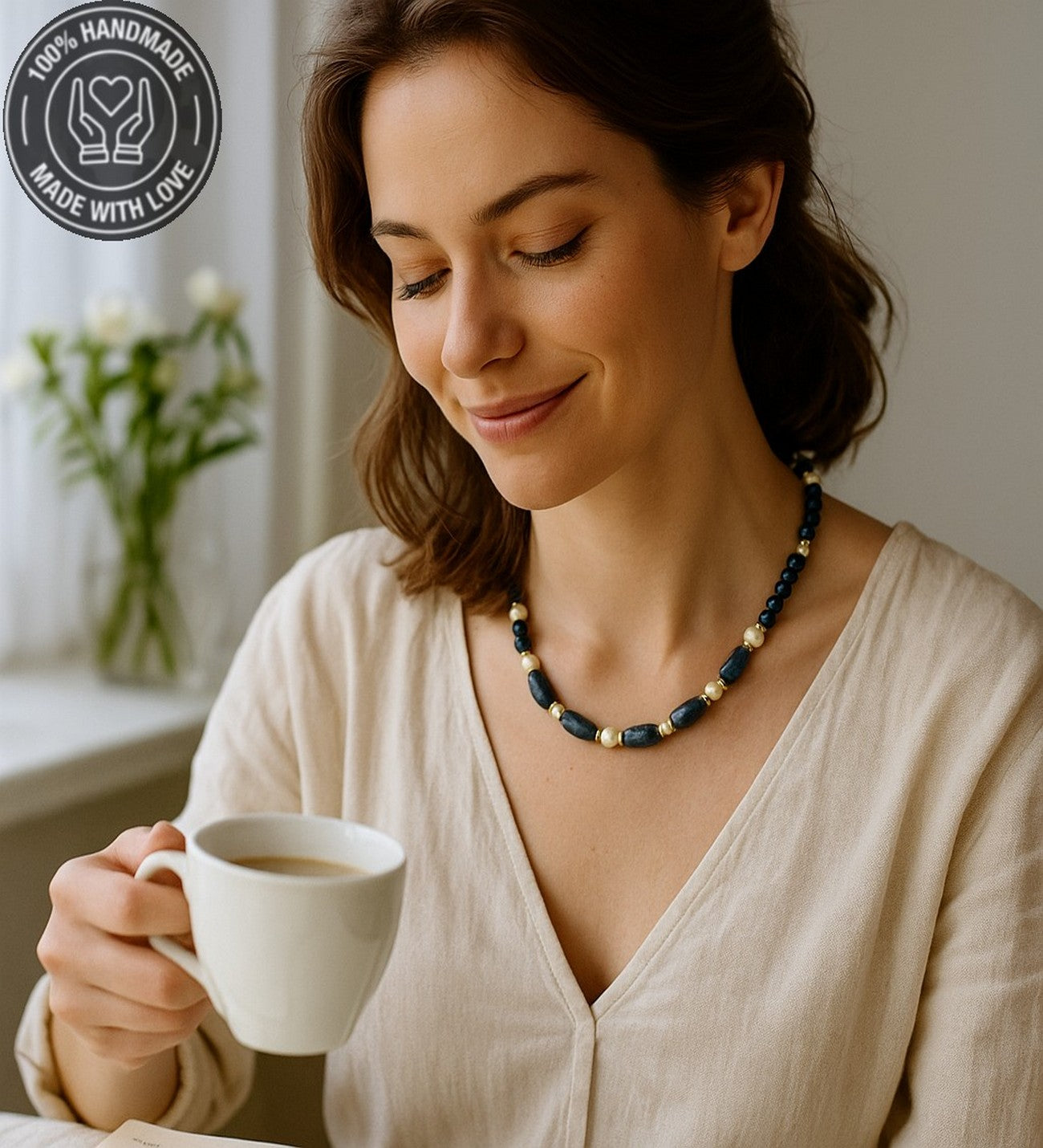 Lapis Inci Bilgelik, Sezgi Ve Ruhsal Aydınlanma Elit Kolye