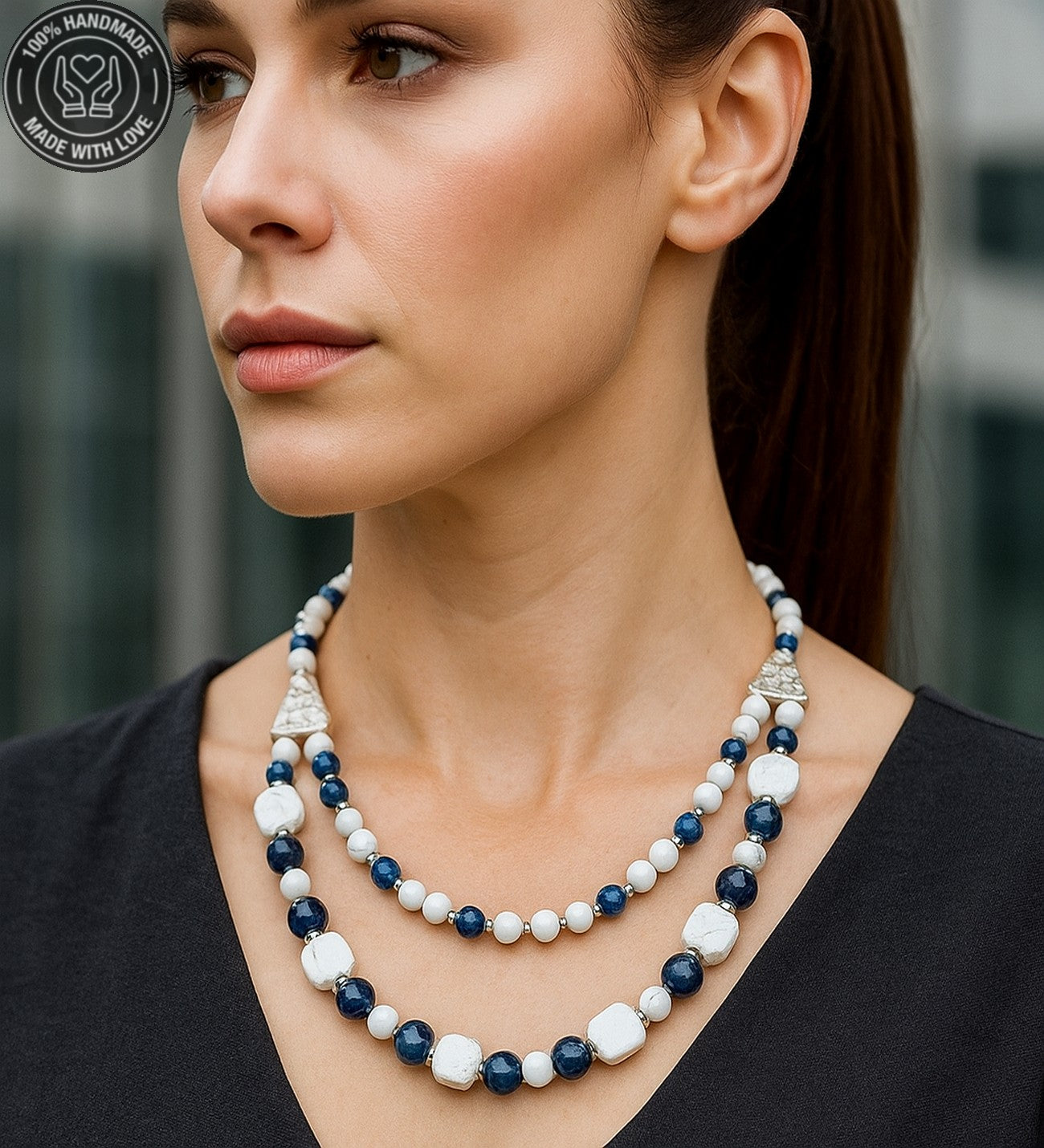 Havlit Kuvars Konsantrasyon Huzur Ve Zihinsel Berraklık Kolye