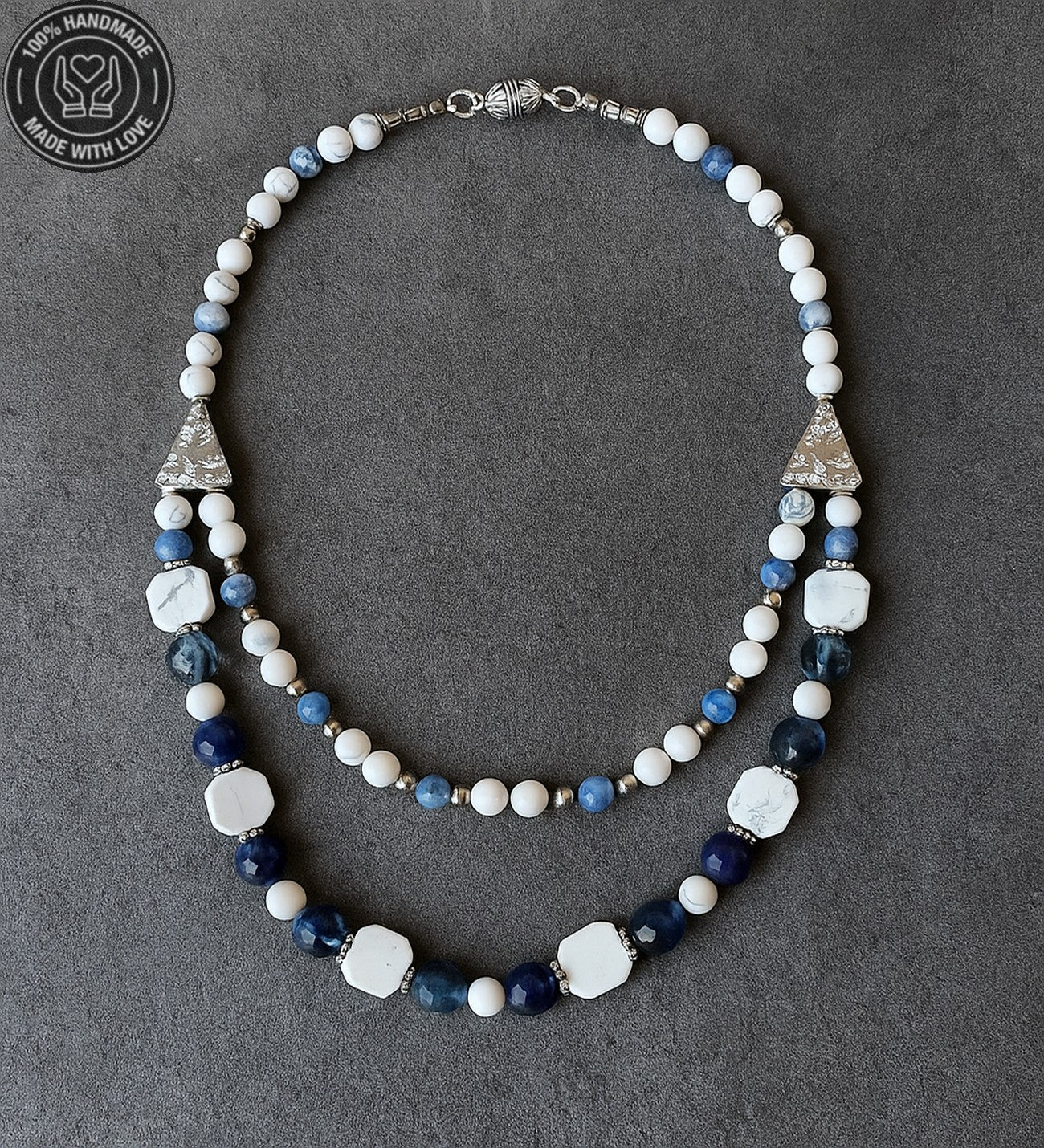 Havlit Kuvars Konsantrasyon Huzur Ve Zihinsel Berraklık Kolye