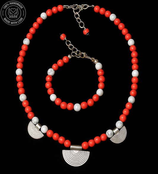 Jasper Havlit Denge Ve Kararlılık Kolye Bileklik Seti