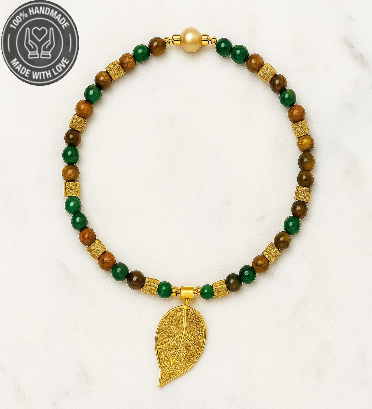 Kaplan Gözü Yeşil Akik Cesaret Şans Ve Nazardan Koruma Kolyesi