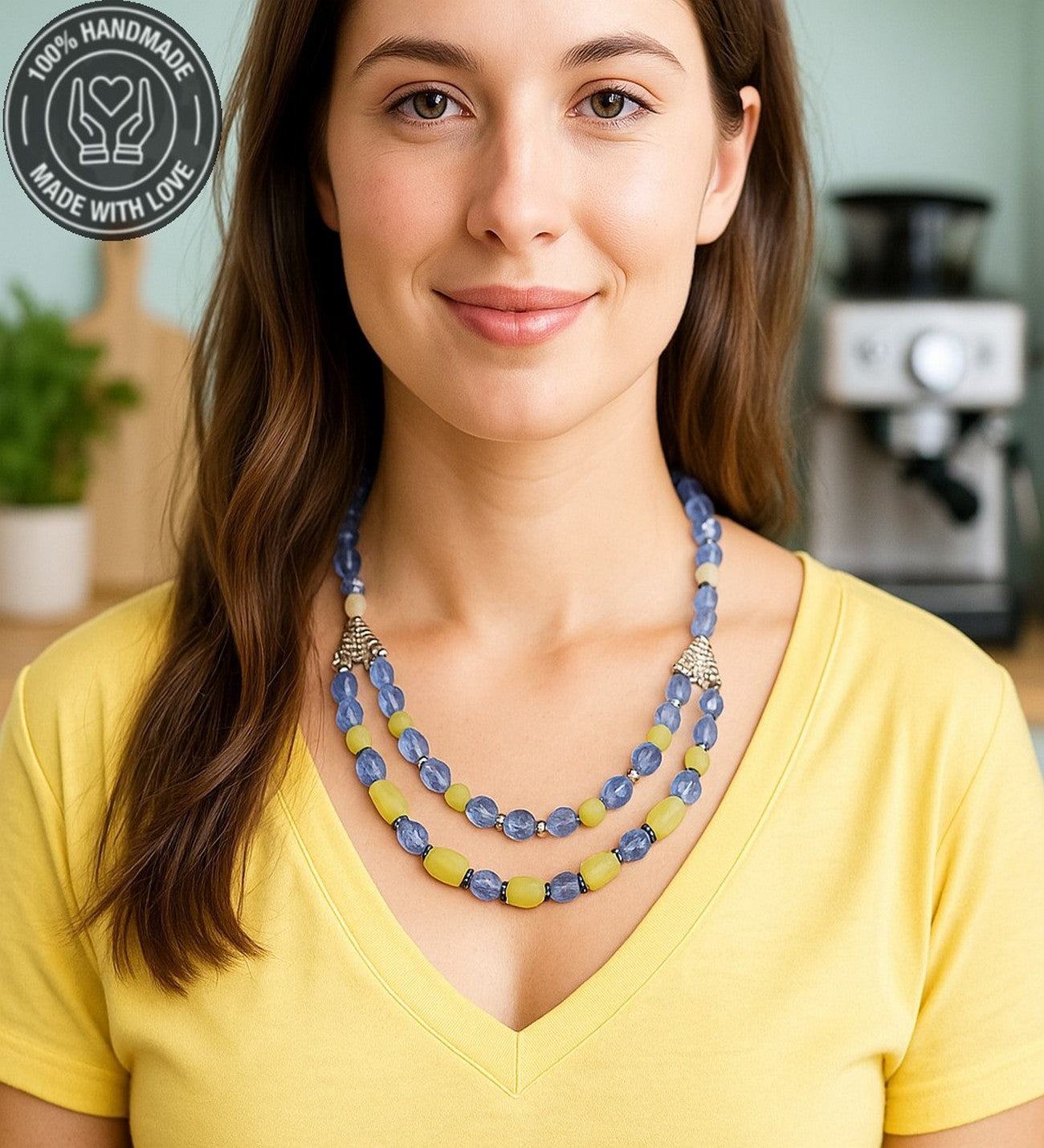 Kuvars Zebercet Şifa Ve Pozitif Enerji Kolyesi