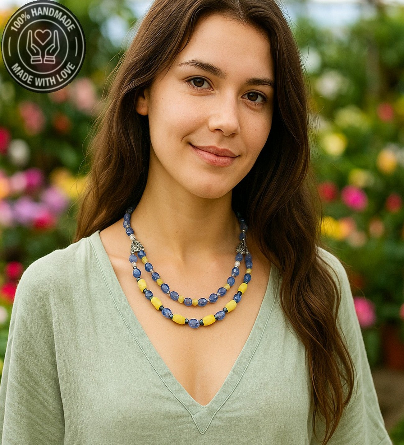 Kuvars Zebercet Şifa Ve Pozitif Enerji Kolyesi