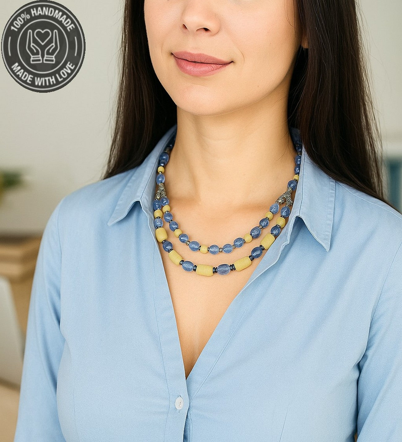 Kuvars Zebercet Şifa Ve Pozitif Enerji Kolyesi