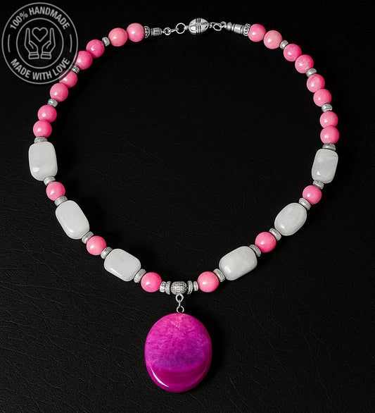 Dumanlı Kuvars Jasper Denge, Koruma Ve Pozitif Enerji Kolyesi