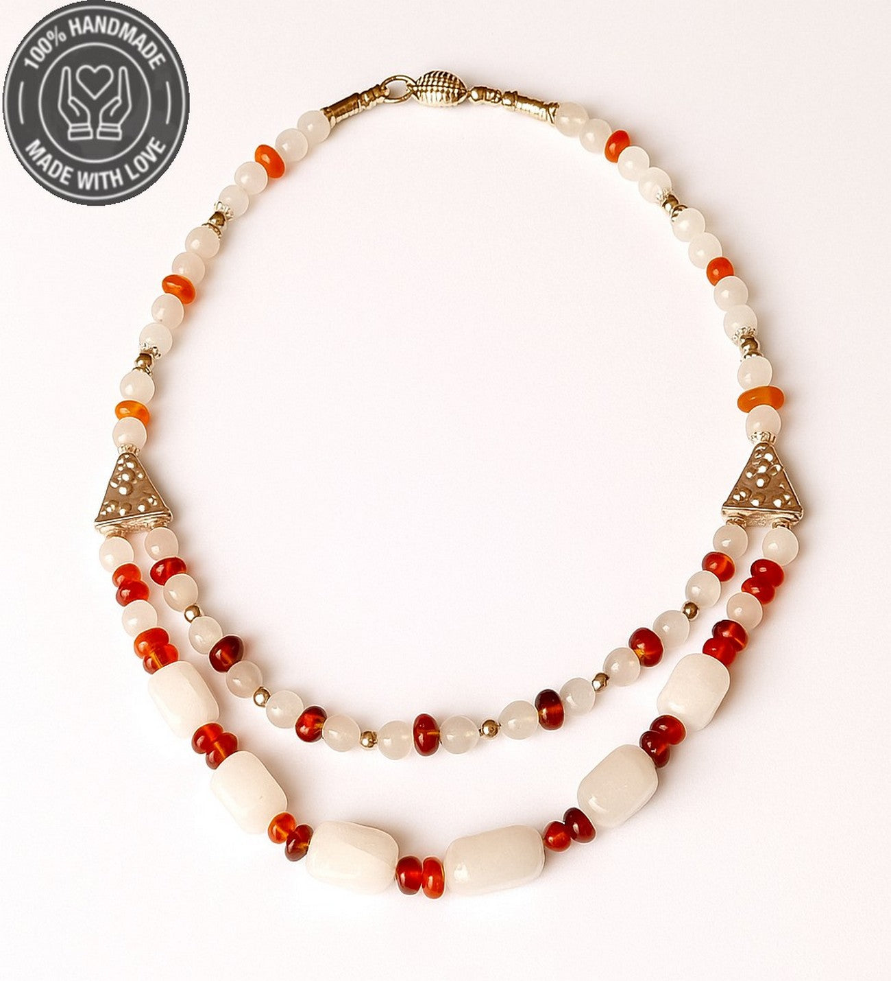 Premium Serisi Dumanlı Kuvars Kehribarlı Şifa Bereket Negatif Enerji Kalkanı Kolye